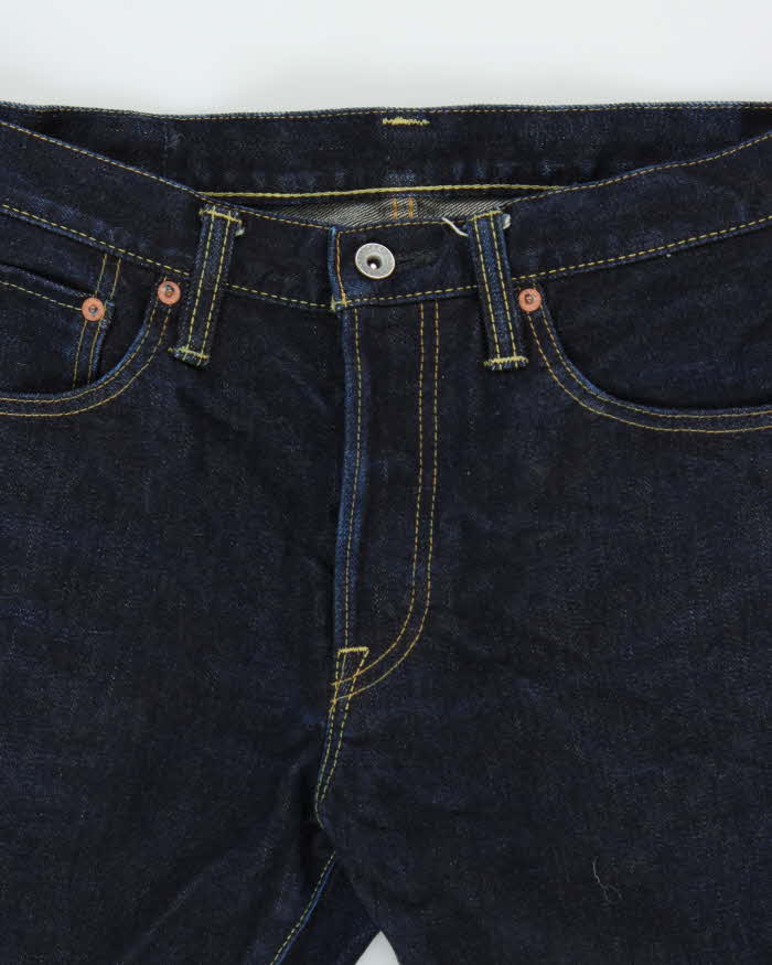 Vintage Iron Heart 777 Selvedge Slim Tapered Jeans - W33 L36