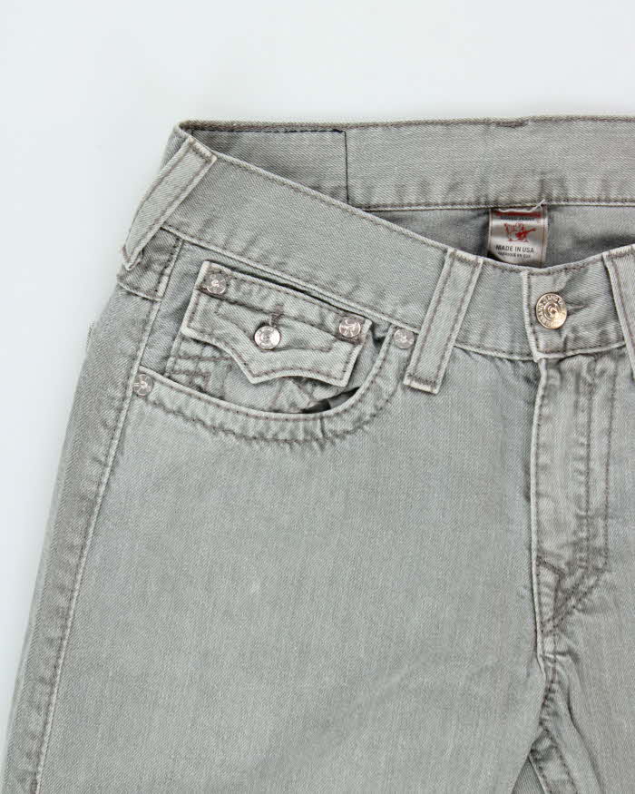 Vintage True Religion Flap Straight Leg Jeans - W34 L33