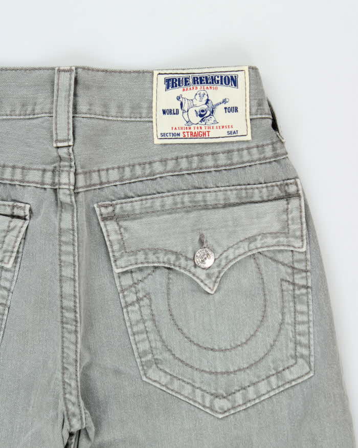 Vintage True Religion Flap Straight Leg Jeans - W34 L33