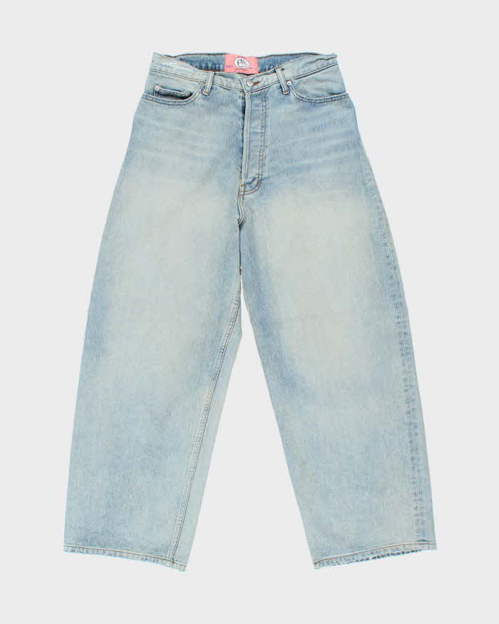 Shapes LA Made In USA Light Denim Wide Leg Jeans - W32 L29