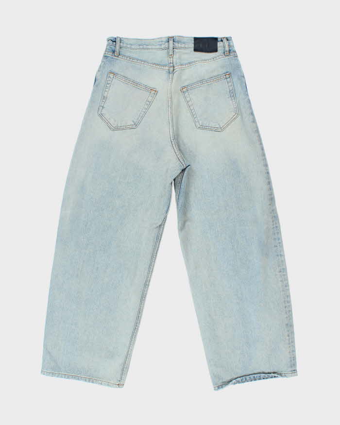 Shapes LA Made In USA Light Denim Wide Leg Jeans - W32 L29