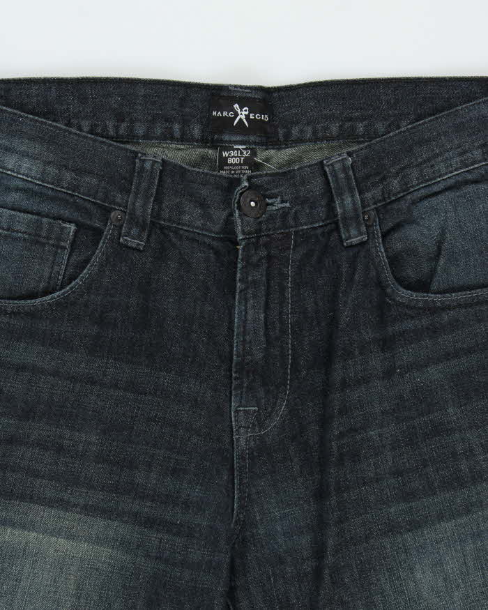 Vintage Y2K 00s Marc Ecko Indigo Denim Bootcut Jeans - W36 L29