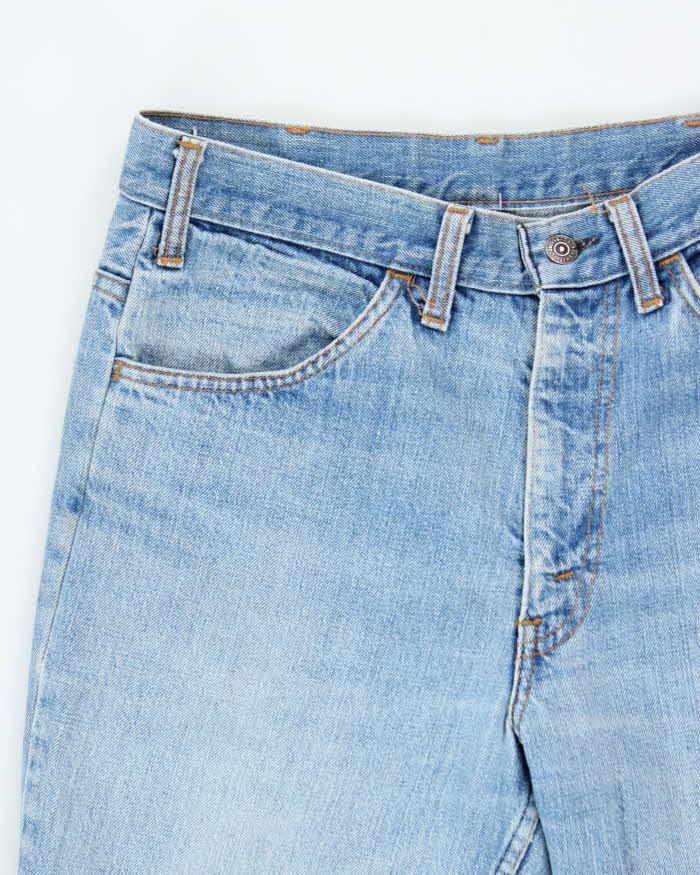 Vintage 1970s Levi's Orange Tab Denim Bell Bottom Flared Jeans - W32 L34