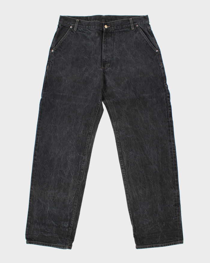 Vintage 2002 Gucci Tom Ford Selvedge Denim Wide Leg Carpenter Jeans - W36 L34