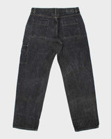 Vintage 2002 Gucci Tom Ford Selvedge Denim Wide Leg Carpenter Jeans - W36 L34