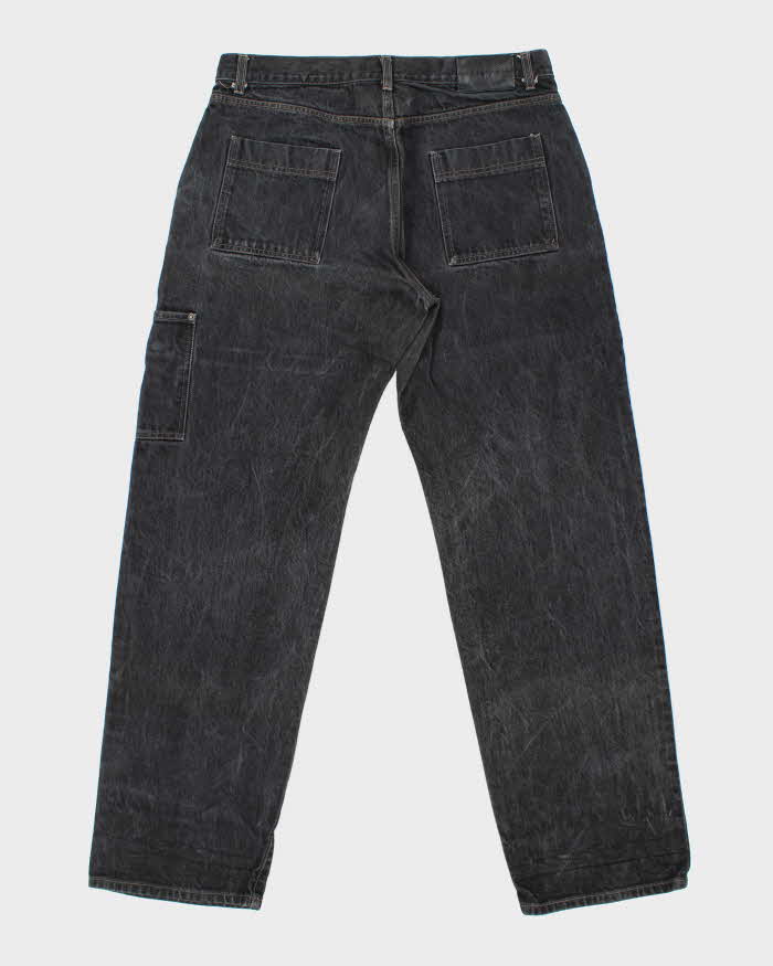 Vintage 2002 Gucci Tom Ford Selvedge Denim Wide Leg Carpenter Jeans - W36 L34