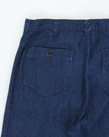 Vintage 1996 U.S Navy Service Indigo Denim Wide Leg Flared Jeans - W34 L28