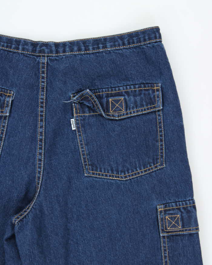 Vintage 1990s Levi's White Tag Wide Leg Cargo Jeans - W32 L28