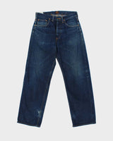 Vintage 00s Lee 17101 Horsehair Patch Japanese Selvedge Denim Straight Leg Jeans - W30 L29