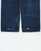 Vintage 00s Lee 17101 Horsehair Patch Japanese Selvedge Denim Straight Leg Jeans - W30 L29