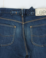 Vintage 00s Lee 17101 Horsehair Patch Japanese Selvedge Denim Straight Leg Jeans - W30 L29
