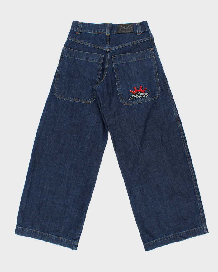 Vintage 1990s JNCO Super Baggy Wide Leg Denim Jeans - W30 L32