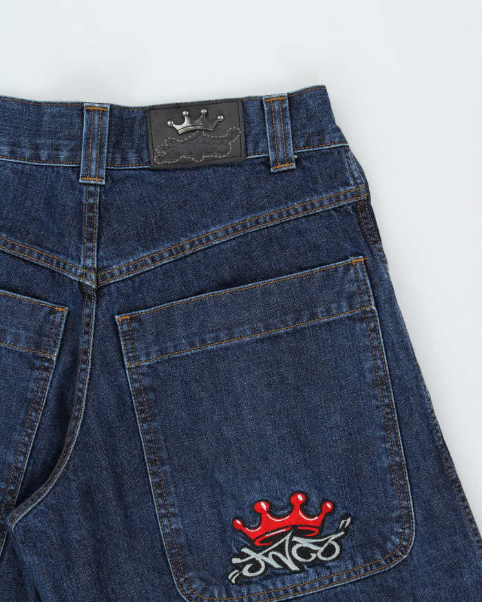 Vintage 1990s JNCO Super Baggy Wide Leg Denim Jeans - W30 L32