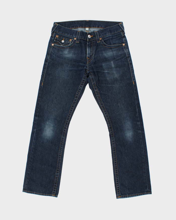 Vintage True Religion Straight Flap Denim Jeans - W34 L32