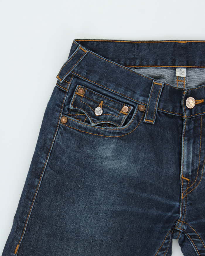 Vintage True Religion Straight Flap Denim Jeans - W34 L32