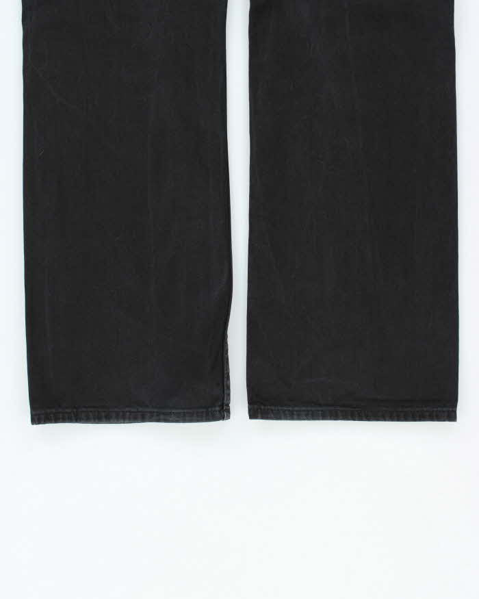 Vintage True Religion Straight Flap Black Denim Jeans - W38 L34