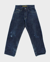 Vintage 1990s Avirex Embroidered Denim Wide Leg Jeans - W32 L31