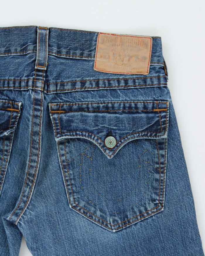Vintage Y2K 00s True Religion Flap Pocket Denim Bootcut Jeans - W34 L30