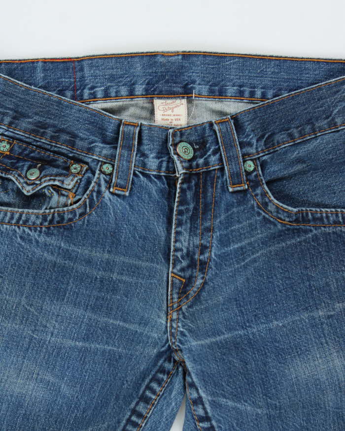 Vintage Y2K 00s True Religion Flap Pocket Denim Bootcut Jeans - W34 L30