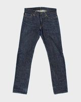 Japan Blue Selvedge Raw Denim Slim Fit Jeans - W32 L32