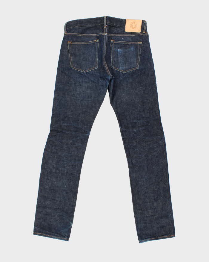 Japan Blue Selvedge Raw Denim Slim Fit Jeans - W32 L32