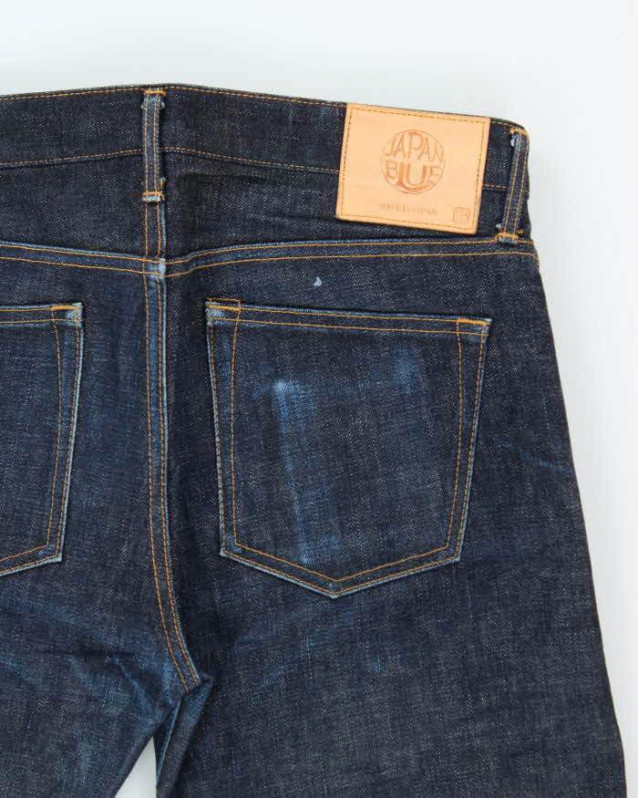 Japan Blue Selvedge Raw Denim Slim Fit Jeans - W32 L32
