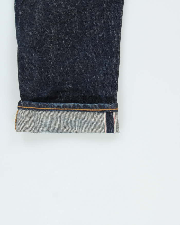 Japan Blue Selvedge Raw Denim Slim Fit Jeans - W32 L32