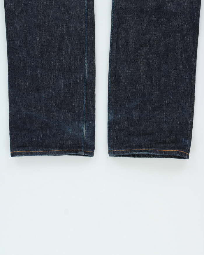 Japan Blue Selvedge Raw Denim Slim Fit Jeans - W32 L32