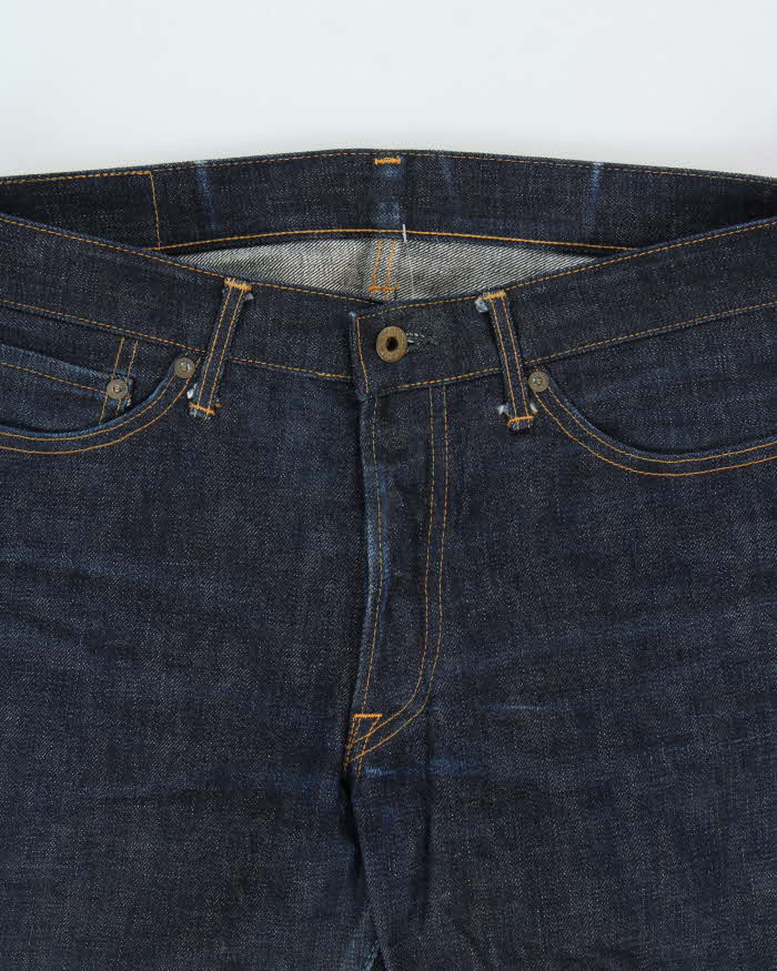 Japan Blue Selvedge Raw Denim Slim Fit Jeans - W32 L32