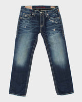 Vintage Y2K 00s Rivet De Cru Distressed Denim Relaxed Straight Leg Jeans - W38 L33