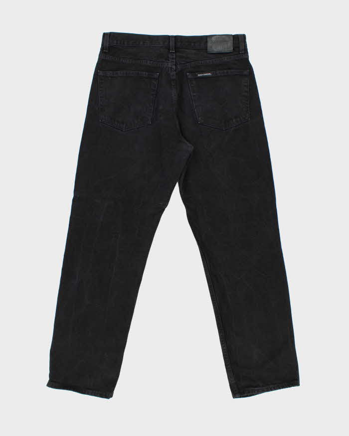 Vintage Harley Davidson Relaxed Straight Leg Denim Biker Jeans - W35 L32