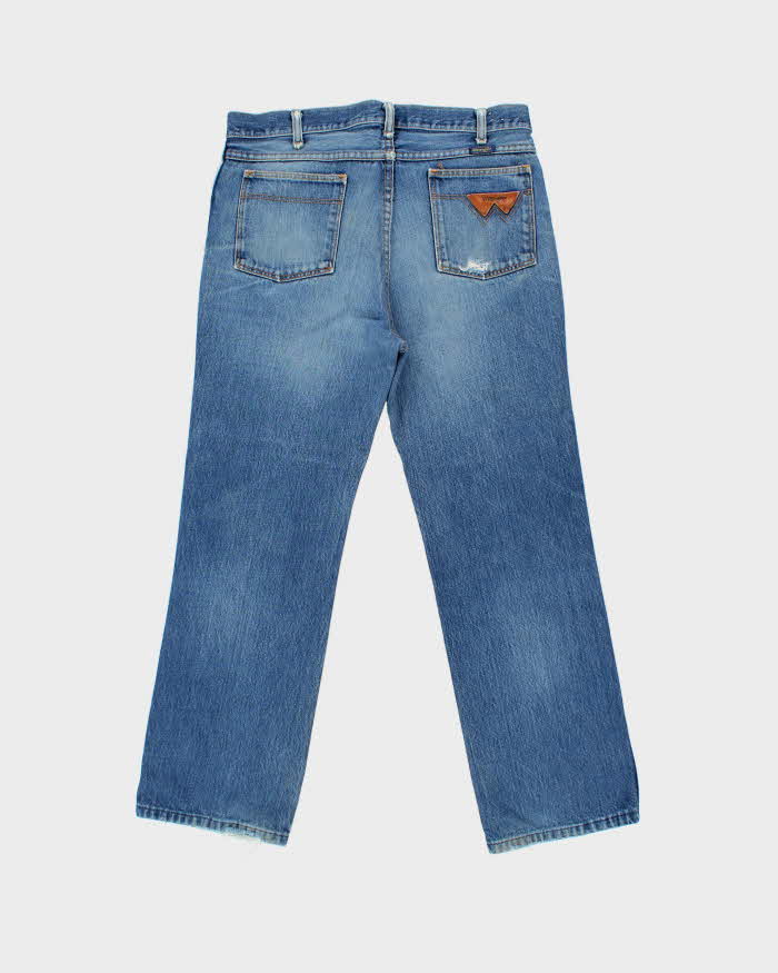 Vintage 1970s Wrangler Blue Bell Bootcut Denim Jeans - W34 L28