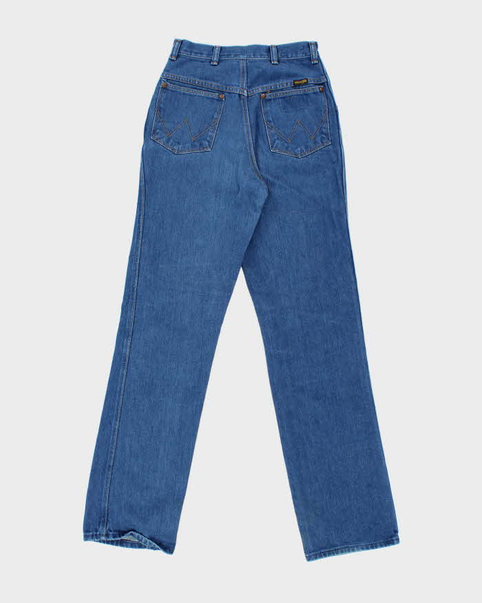 Vintage 1970s Wrangler Blue Bell Mid Rise Bootcut Denim Jeans - W26 L34