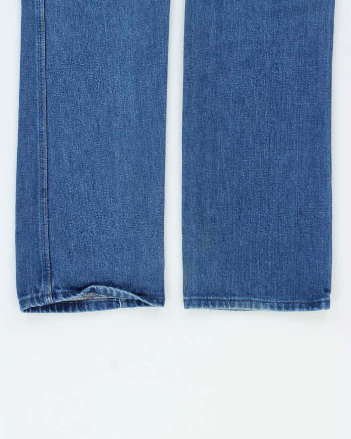 Vintage 1970s Wrangler Blue Bell Mid Rise Bootcut Denim Jeans - W26 L34