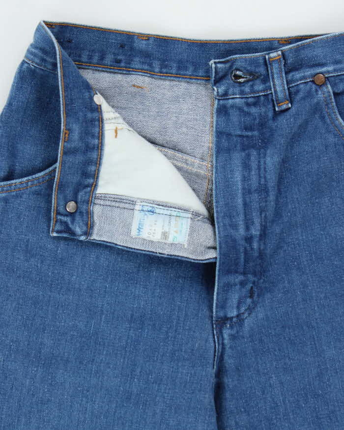 Vintage 1970s Wrangler Blue Bell Mid Rise Bootcut Denim Jeans - W26 L34