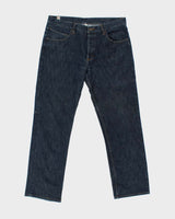 Vintage Y2K 00s DC Denim Indigo Enyzme Skate Straight Leg Jeans - W38 L32