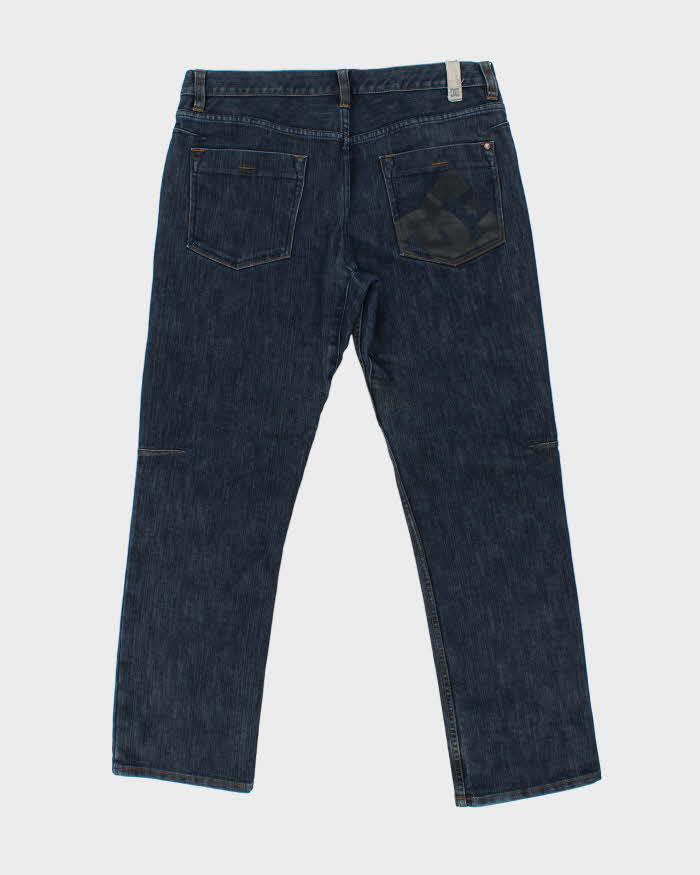 Vintage Y2K 00s DC Denim Indigo Enyzme Skate Straight Leg Jeans - W38 L32
