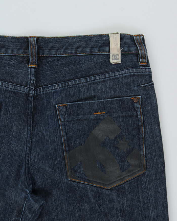 Vintage Y2K 00s DC Denim Indigo Enyzme Skate Straight Leg Jeans - W38 L32