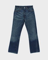 Vintage 1999 Levi's LVC 501XX Big E 1947 Repro Selvedge Denim Bootcut Jeans - W32 L31