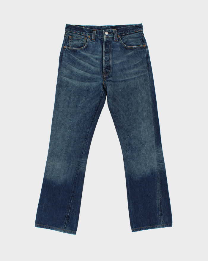 Vintage 1999 Levi's LVC 501XX Big E 1947 Repro Selvedge Denim Bootcut Jeans - W32 L31