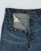Vintage 1999 Levi's LVC 501XX Big E 1947 Repro Selvedge Denim Bootcut Jeans - W32 L31
