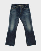 Vintage Y2K 00s Lee Riders 38102 Japanese Indigo Denim Bootcut Jeans - W34 L33