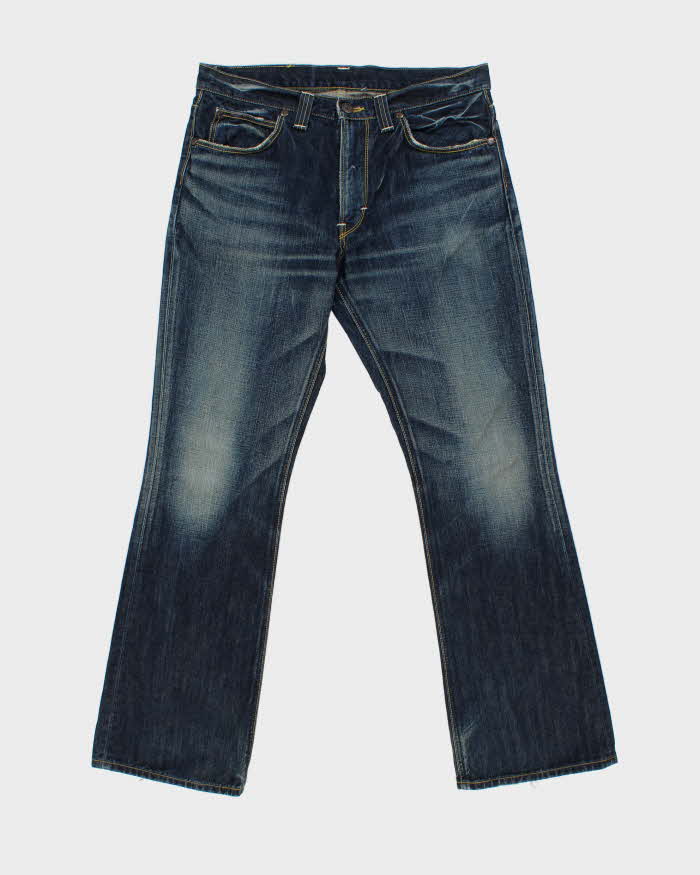 Vintage Y2K 00s Lee Riders 38102 Japanese Indigo Denim Bootcut Jeans - W34 L33