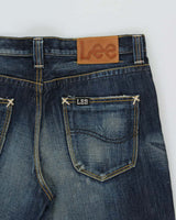 Vintage Y2K 00s Lee Riders 38102 Japanese Indigo Denim Bootcut Jeans - W34 L33