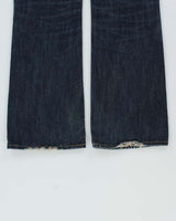 Vintage Y2K 00s Lee Riders 38102 Japanese Indigo Denim Bootcut Jeans - W34 L33