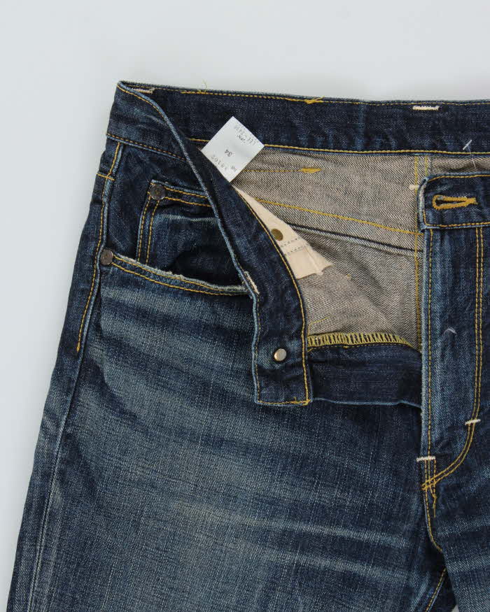 Vintage Y2K 00s Lee Riders 38102 Japanese Indigo Denim Bootcut Jeans - W34 L33