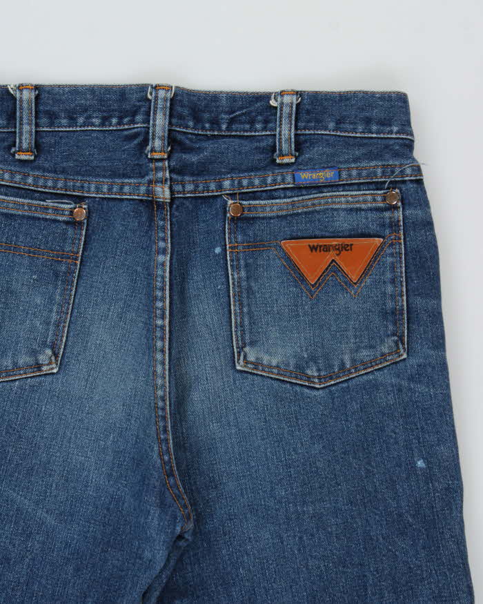 Vintage 1970s Wrangler Blue Bell Cowboy Straight Leg Bootcut Jeans - W30 L33