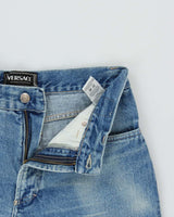 Vintage 1990s Versace JC Relaxed Straight Leg Denim Jeans - W30 L29