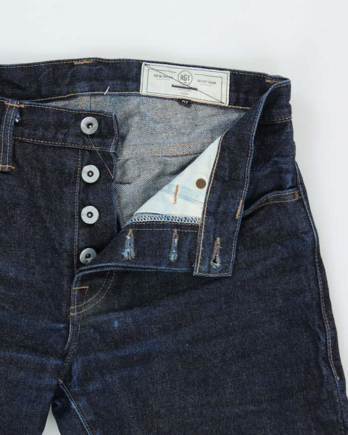 Vintage RGT Rogue Territory Silveredge Japanese Selvedge Denim Slim Straight Leg Jeans - W31 L33