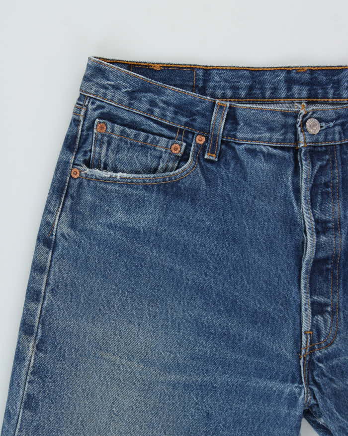 Vintage 1995 Levi's 501 Red Tag Made In USA Straight Leg Denim Jeans - W36 L32